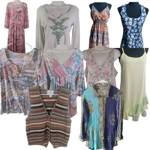 Y2K Fairycore Reseller Lot Harley Davidson Babydoll Flowy Tops Dresses Wholesale